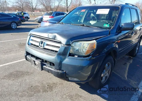 2006 Honda Pilot Ex-L from USA, damaged, VIN 2HKYF18546H516591